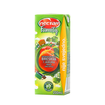 Sok family breskva 0.2 l Nectar