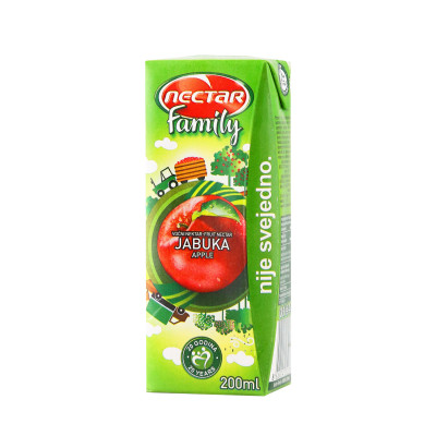 Sok family jabuka 0.2 l Nectar