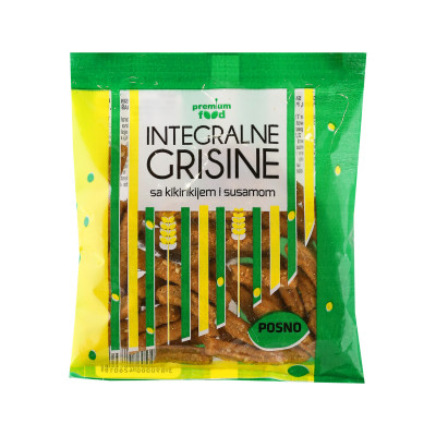 Integralni grisini 70 g Premium Food