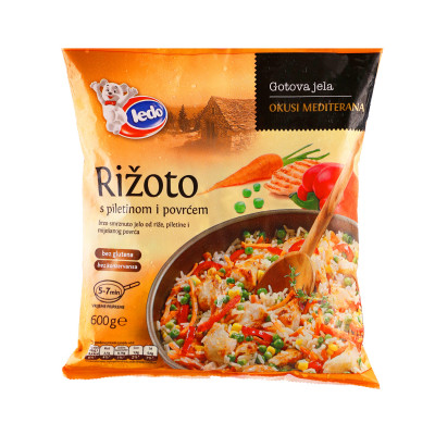Rižoto sa povrćem i piletinom 600 g Ledo