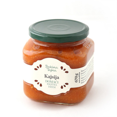 Domaći extra džem od kajsija 670 g Bakina tajna