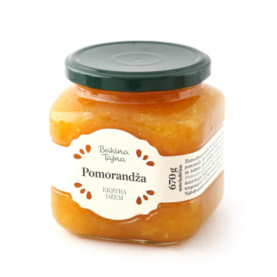Džem domaći od pomorandže 670 g Bakina tajna
