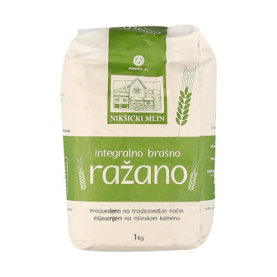 Integralno ražano brašno 1 kg Nikšićki mlin