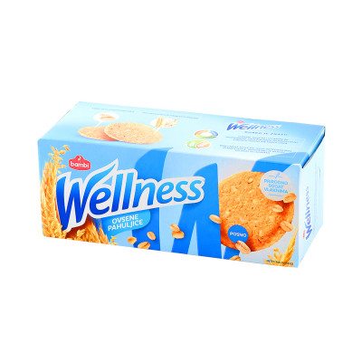 Wellness keks ovsene pahuljice 210 g Bambi