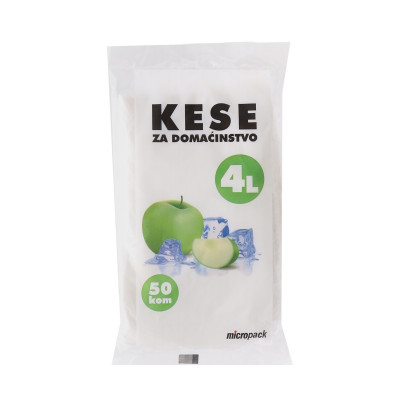 Kese za domaćinstvo 50 kom 4L Micropack