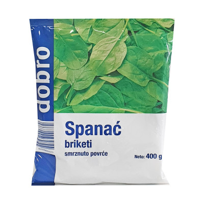 Smrznuti spanać 400 g Dobro