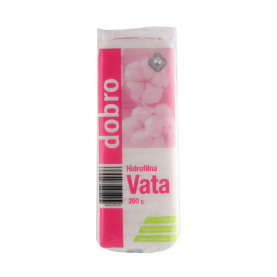 Hidrofilna vata 200 g Dobro