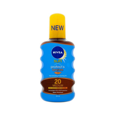 Nivea sun protect&bronze sprej ulje spf20 200 ml