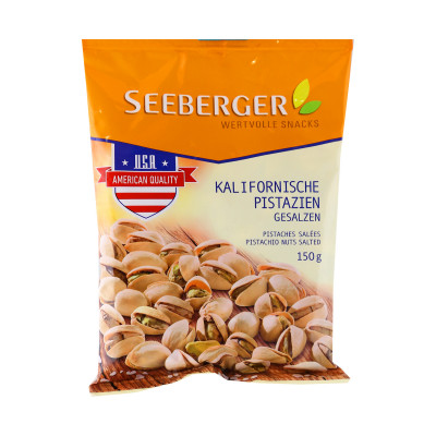 Pistaći prženi slani kaliforniski 150 g Seeberger