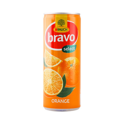 Bravo pomorandža 0.25 l limenka