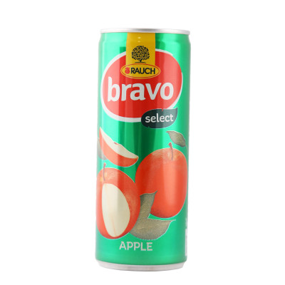 Bravo jabuka 0.25 l limenka