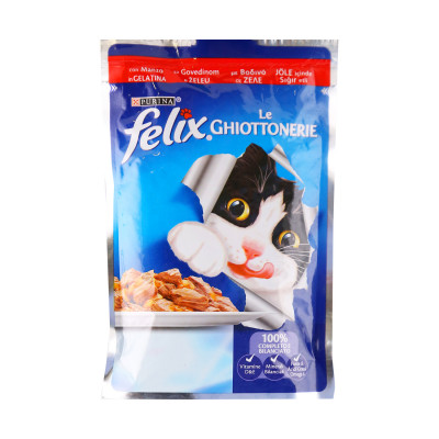 Hrana za mačke govedina 85 g Felix