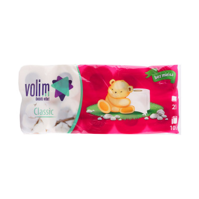 Toalet papir dvoslojni 10 komada Volim