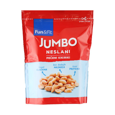 Kikiriki pečeni neslani 180 g Fun&Fit Company