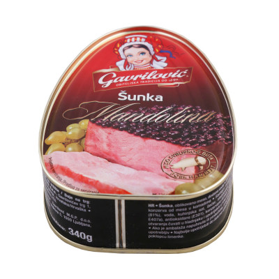 Šunka mandolina 340 g limenka Gavrilović