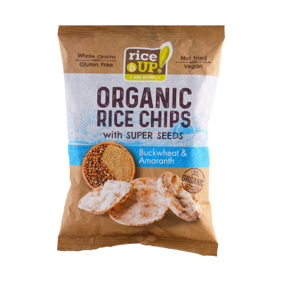 Rice Up bio rižin čips heljda i Amaranth 25 g