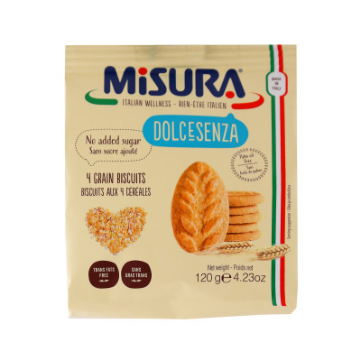 Misura dolcesenza 4 grain biscuits 120 g