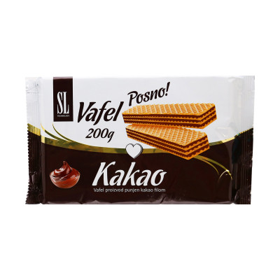 Posni vafel sa kakao filom 180 g Swisslion