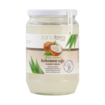 Organsko kokosovo ulje 560 g Sanaterra