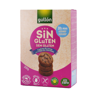 Keks sa komadićima čokolade bez glutena 200 g Gullon