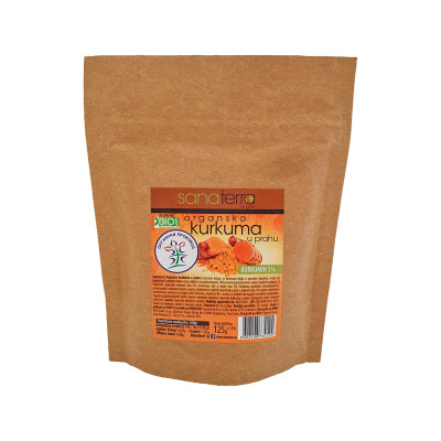 Organska kurkuma u prahu 125 g Sanaterra