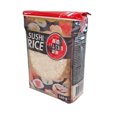Riža za sushi  500 g okruglo zrno Ita-san