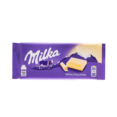 Milka white 90 g flow pack