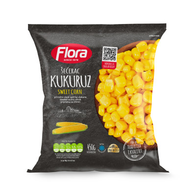 Kukuruz šećerac 400 g (zamrznuto) Flora