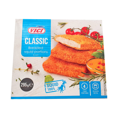 Panirane riblje pljeskavice 22% smart choice 250 g Vici