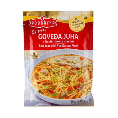 Goveđa supa sa tjesteninom 60 g Podravka