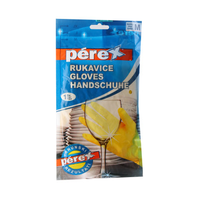 Rukavice gumene M Perex