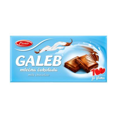 Galeb čokolada 80 g Pionir