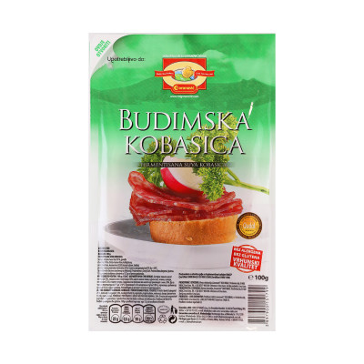 Budimska salama narezana 100 g Goranović