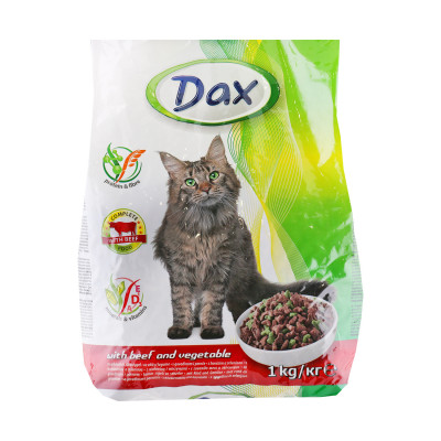 Hrana za mačke - govedina 1 kg Dax