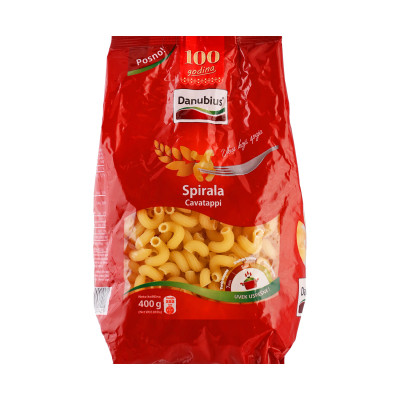 Tjestenina sprirala Cavatappi 400 g Danubius