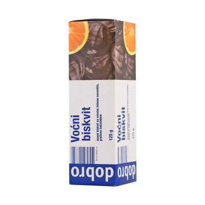 Voćni biskvit narandža 125 g Dobro