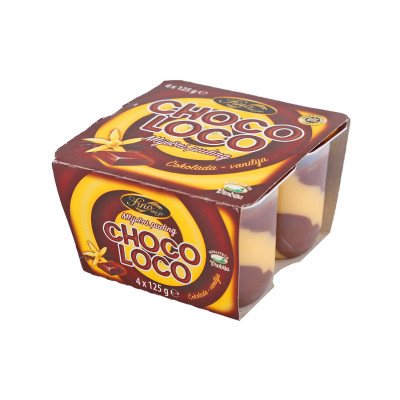 Choco Loco mliječni puding 4x125 g Vindija
