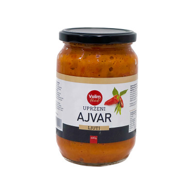 Ajvar ljuti uprženi 680g Volim
