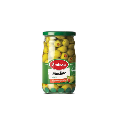 Masline Amfissa zelene punjene paprikom 720 g