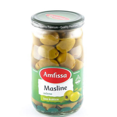 Masline Amfissa zelene bez koštice 720 g
