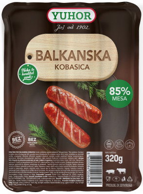 Balkanska kobasica 320g Yuhor