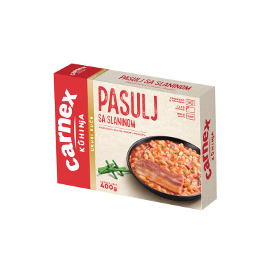 Pasulj sa slaninom 400 g folija Carnex