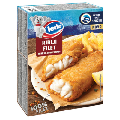 Panirani riblji filet 100% 240 g Ledo