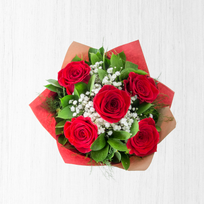 Buket od  crvenih ekvador ruža Habitat