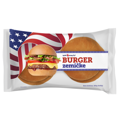 Zemičke burger 260 g Don Don