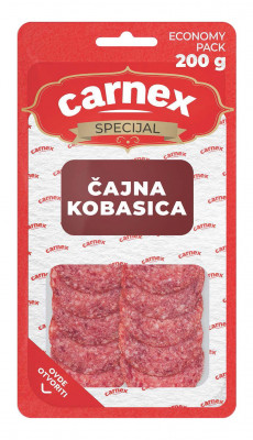 Cajna kobasica slajs 200g specijal Carnex