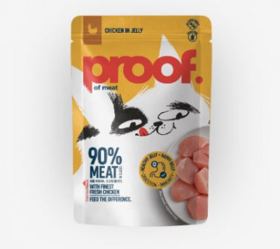 Hrana za mačke piletina u žele sosu 85g Proof