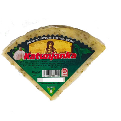 Sir sa koprivom i bijelim lukom 1/4 Katunjanka