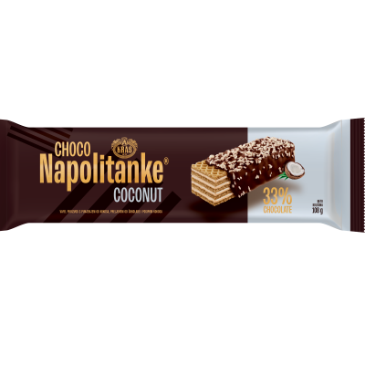 Choco napolitanke kokos 108g Kraš