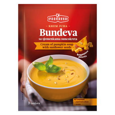 Krem juha od bundeve sa sjemenkama suncokreta 72g Podravka